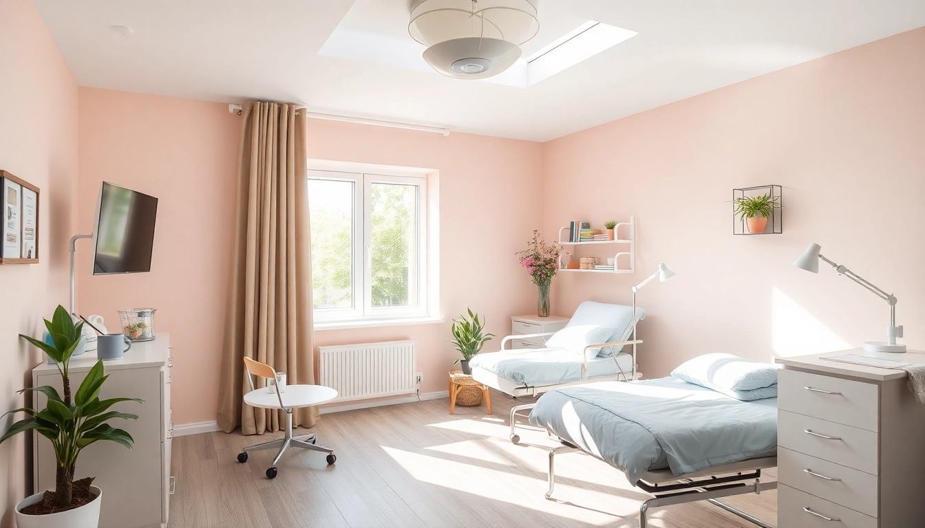 Ambulanter Pflegedienst Hameln Pflegezimmer mit freundlichem Ambiente und umfassender Ausstattung für Senioren.