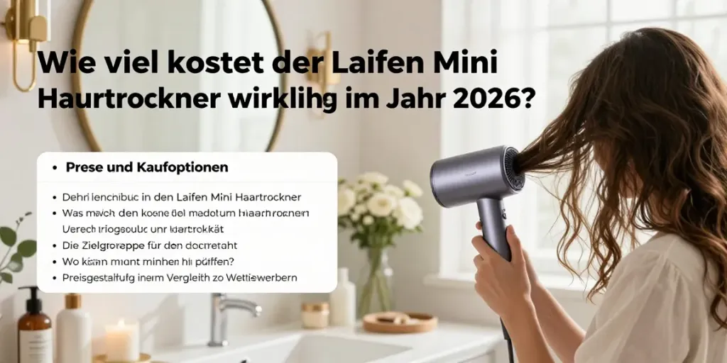 Laifen Mini haartrockner insights shown in Wie viel kostet der Laifen Mini Haartrockner wirklich im Jahr 2026?