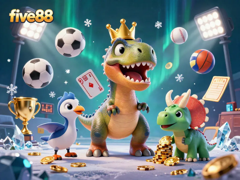 Experience exciting wins at five88 with a vibrant casino scene featuring dynamic game elements.