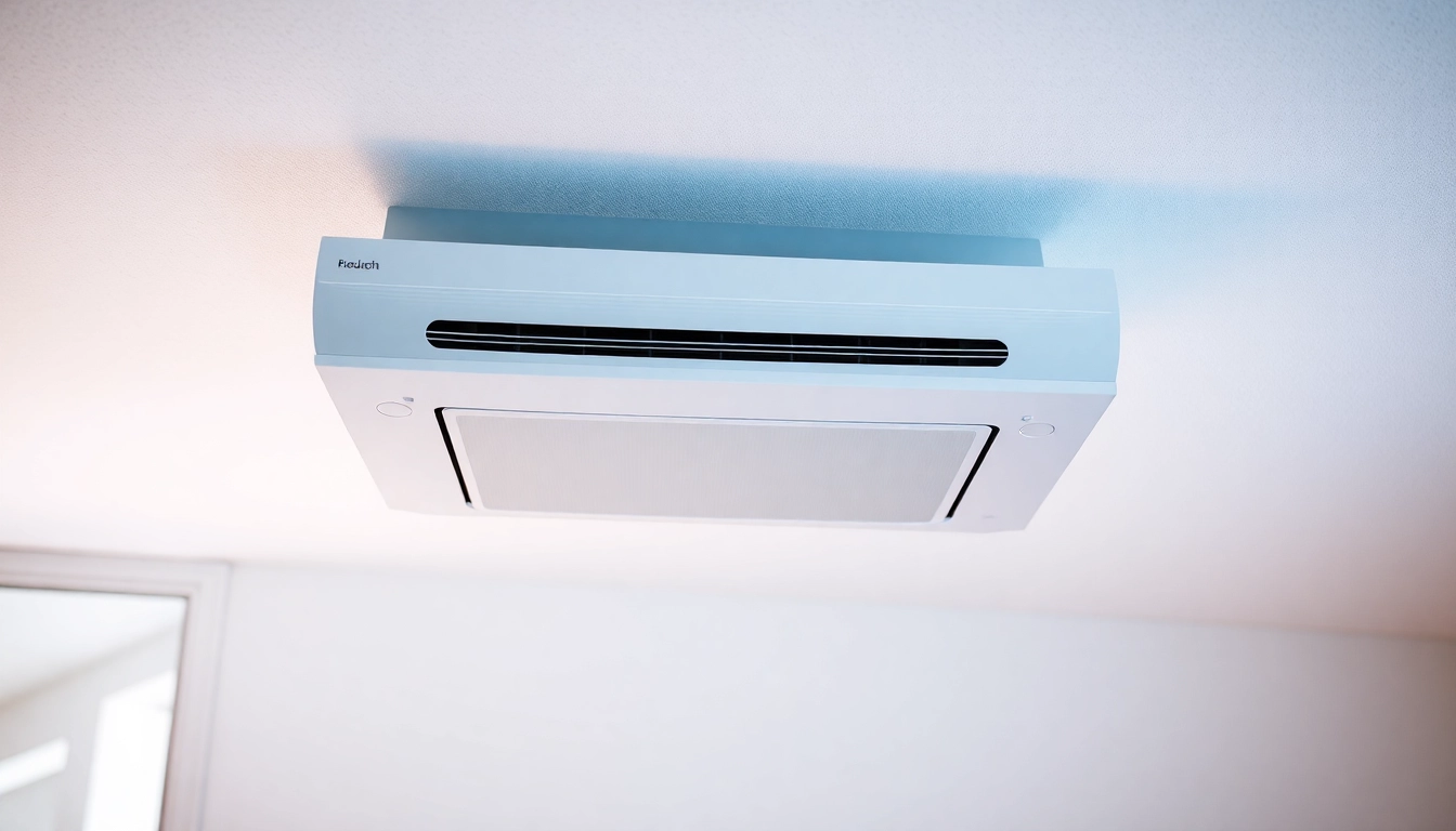 Klimaanlage installieren mit professionellen Werkzeugen in einem modernen Raum, professionelle Montage in Aktion.