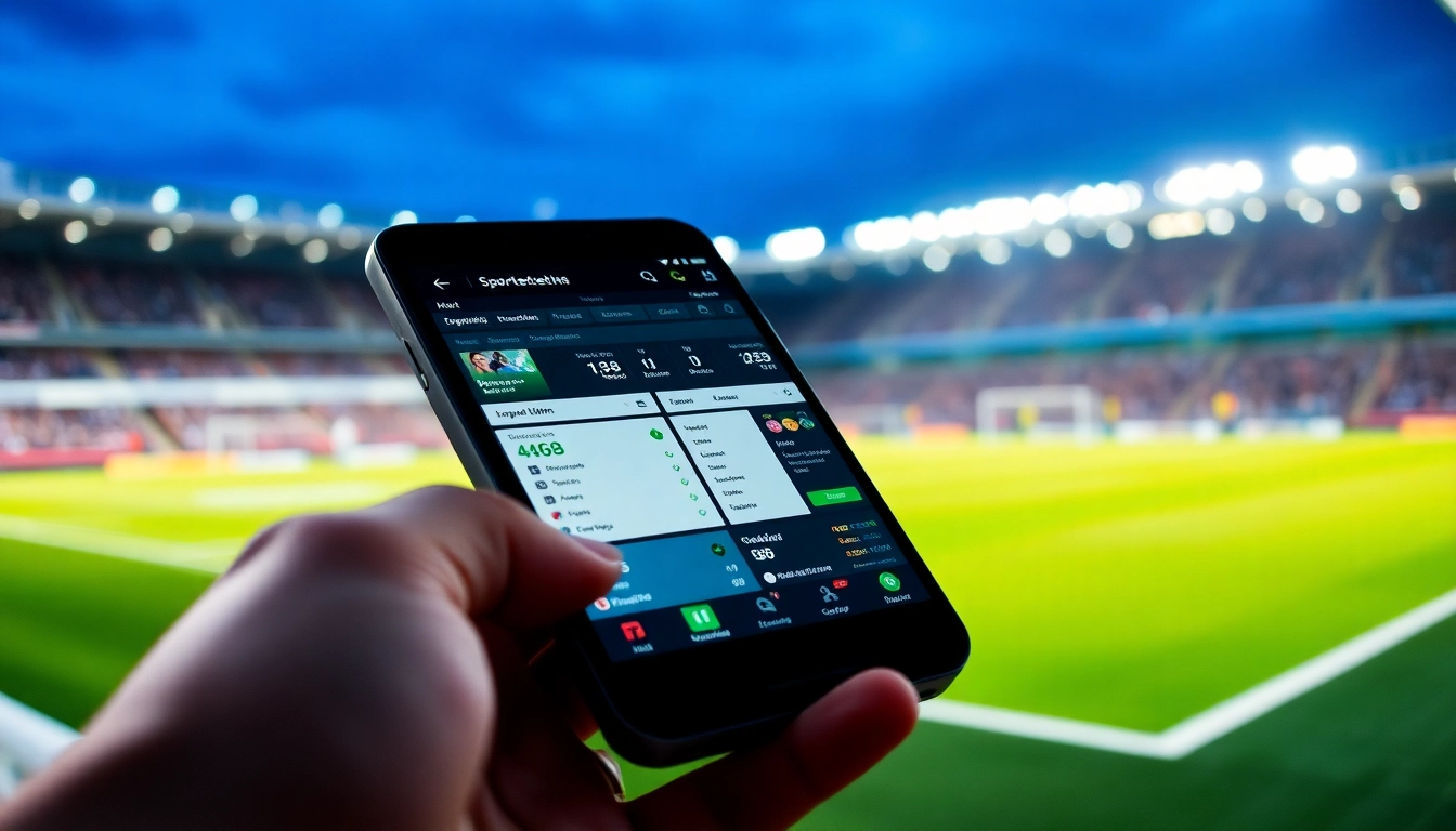 Erlebe die besten Wett Apps mit einem modernen Interface auf einem Smartphone, ideal für Sportwetten.