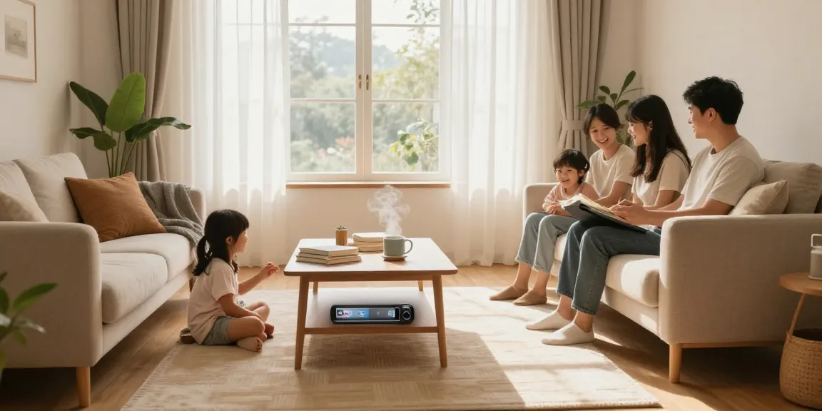 Genießen Sie Komfort in einem modernen Wohnzimmer, während die Elektro Fußbodenheizung Wärme und Ambiente verbessert.