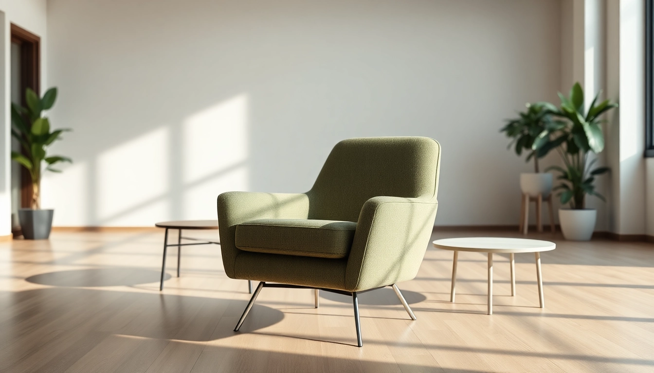Refurbished Vitra Stuhl in einem eleganten Ausstellungsraum, der stilvolles Design zeigt.