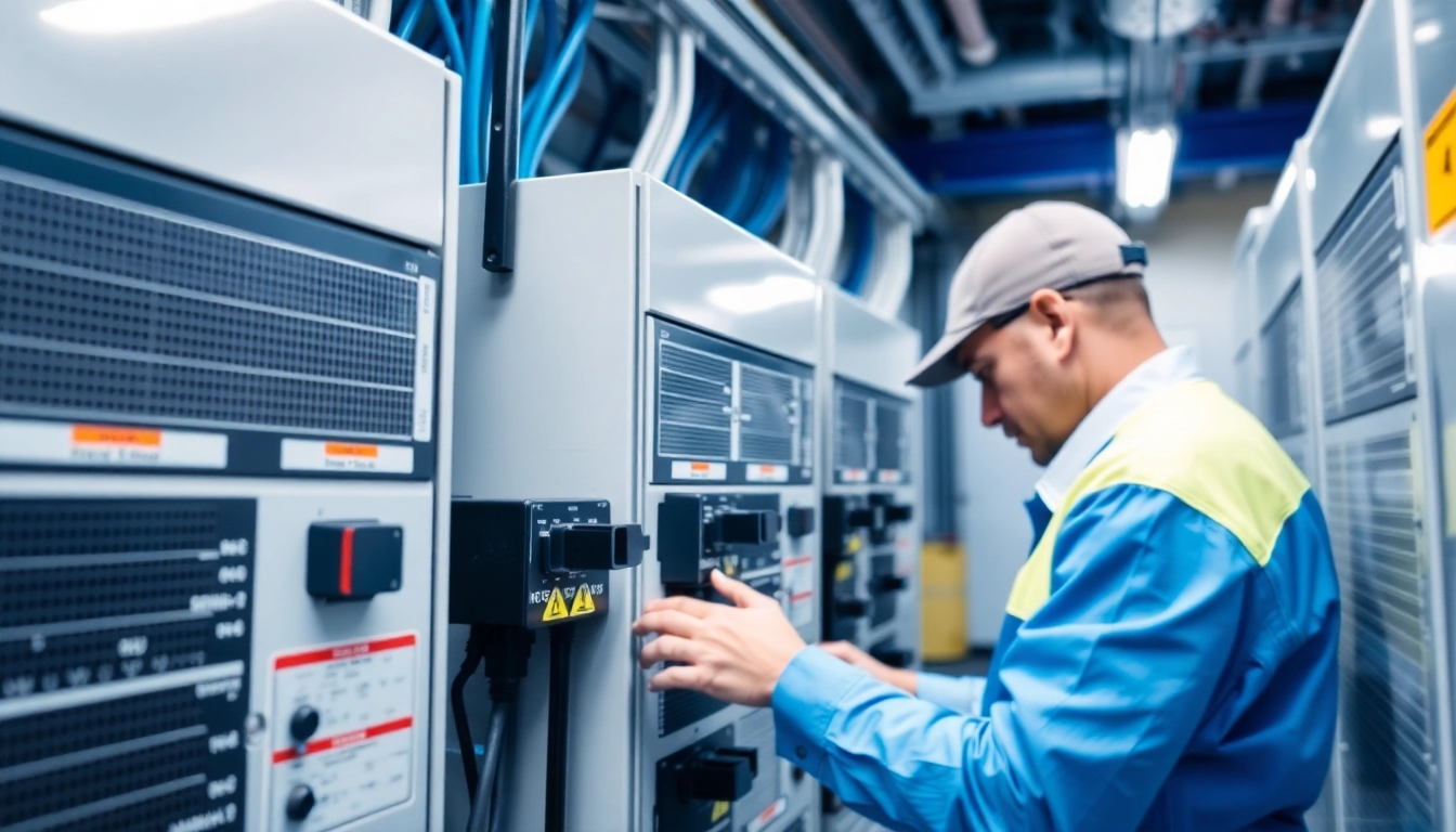 Inspecting electrical devices for DGUV V3 Prüfung, ensuring compliance and safety standards are met.