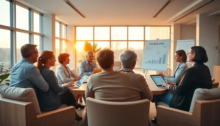 Engage with the werbeagentur pflege team as they brainstorm innovative marketing strategies.