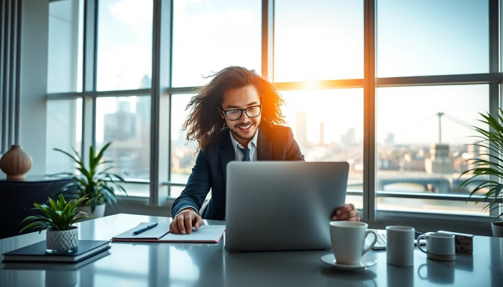 Engage with a professional headhunter Berlin as they connect talent with opportunities in a modern office.