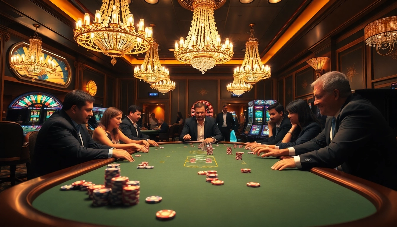 Engaging scene of players at a poker table showcasing top strategies for s8s8 gaming.