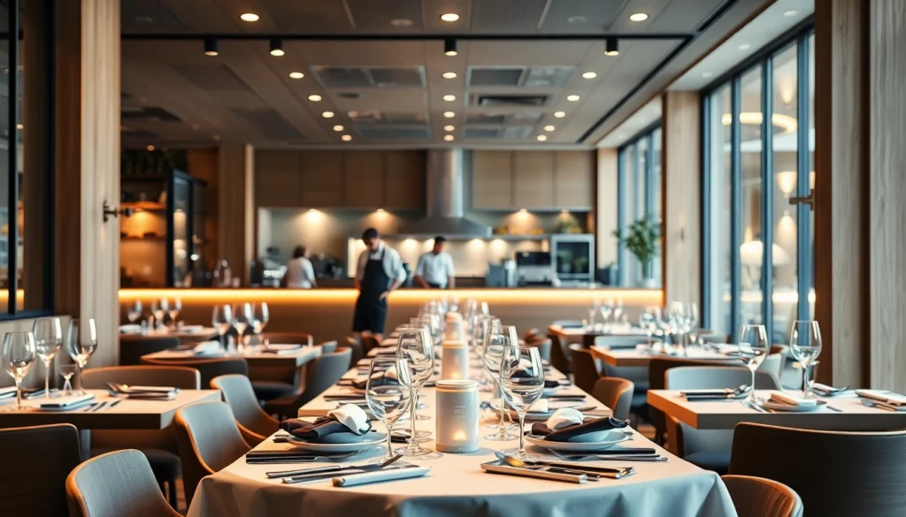 Professioneller Headhunter Gastronomie bei der Rekrutierung in einem eleganten Restaurantumfeld.