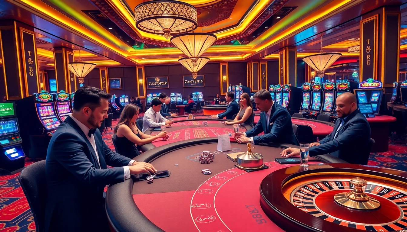 Players enjoying a thrilling moment in the S8 casino, engaging with poker chips and roulette.