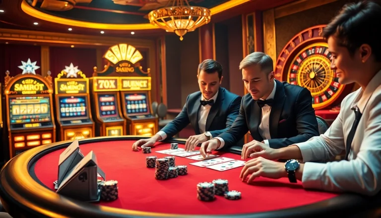 Experience the thrill of Nhà cái Luck8 with an exciting poker game featuring high stakes and vibrant casino elements.