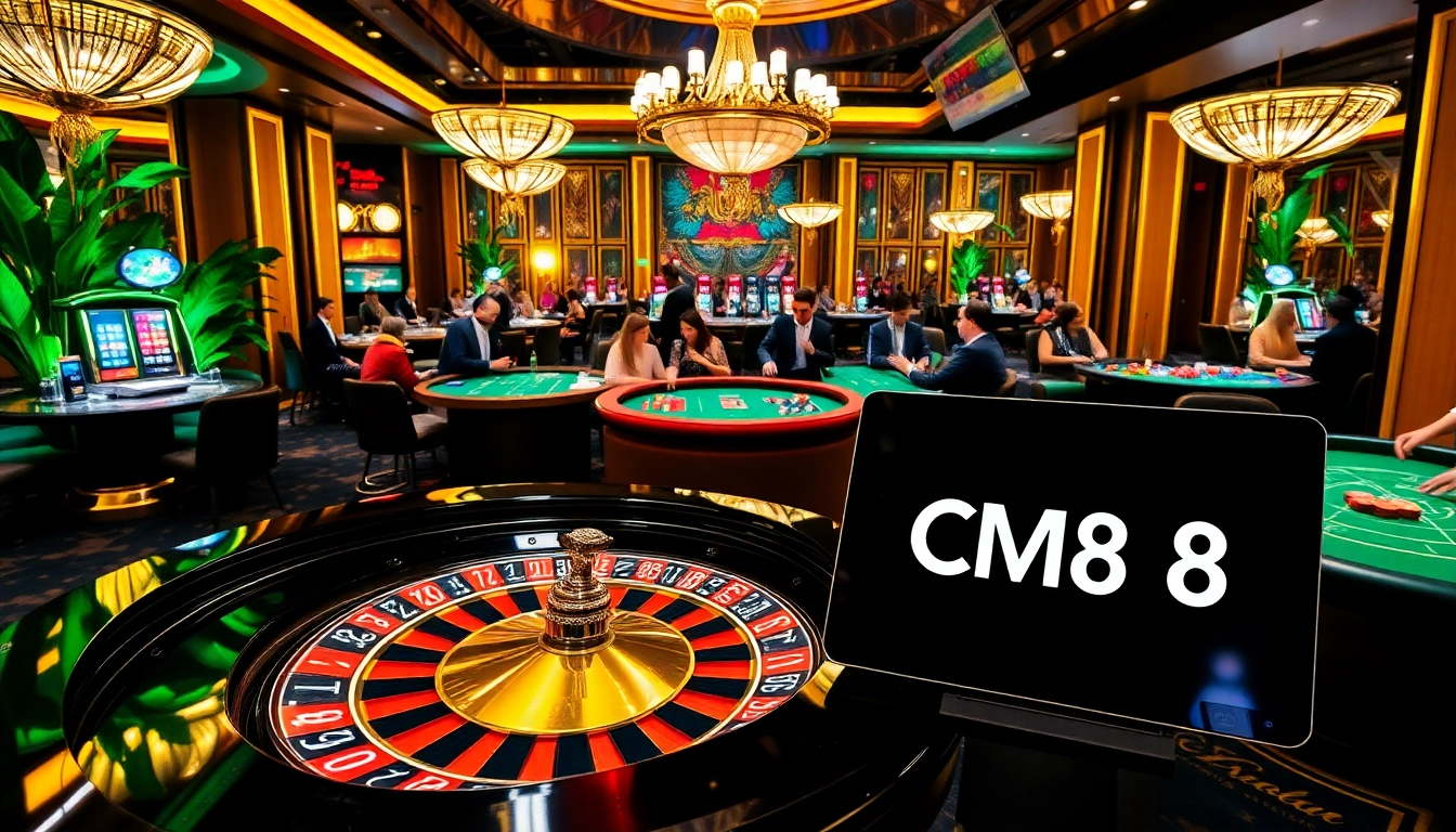 Experience thrilling casino games at CM88's vibrant online platform, featuring roulette and poker.