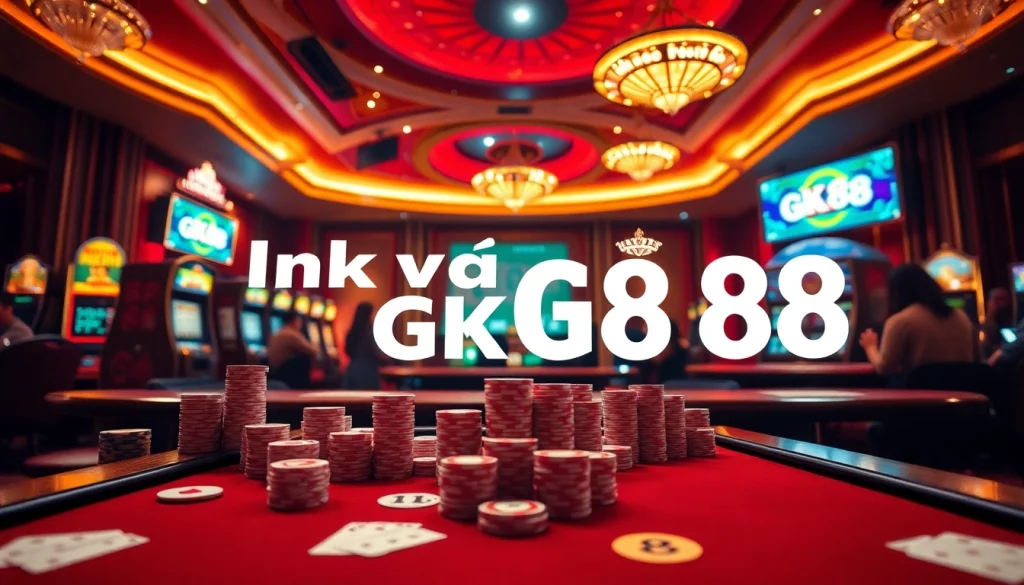 Experience the thrill of online gaming with Link vào GK88, featuring dazzling casino tables and exciting games.