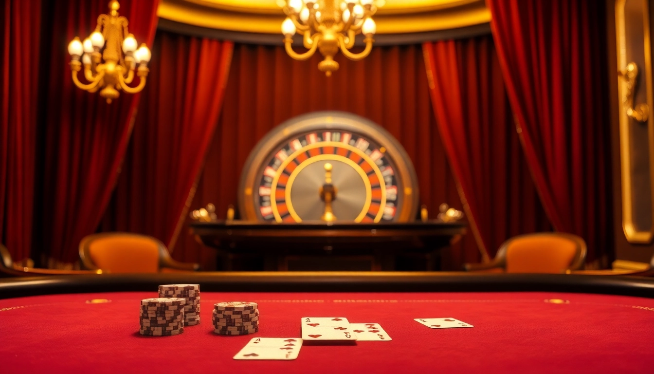Experience the thrill of gaming at s8cz.com with an elegant poker scene and dynamic casino elements.
