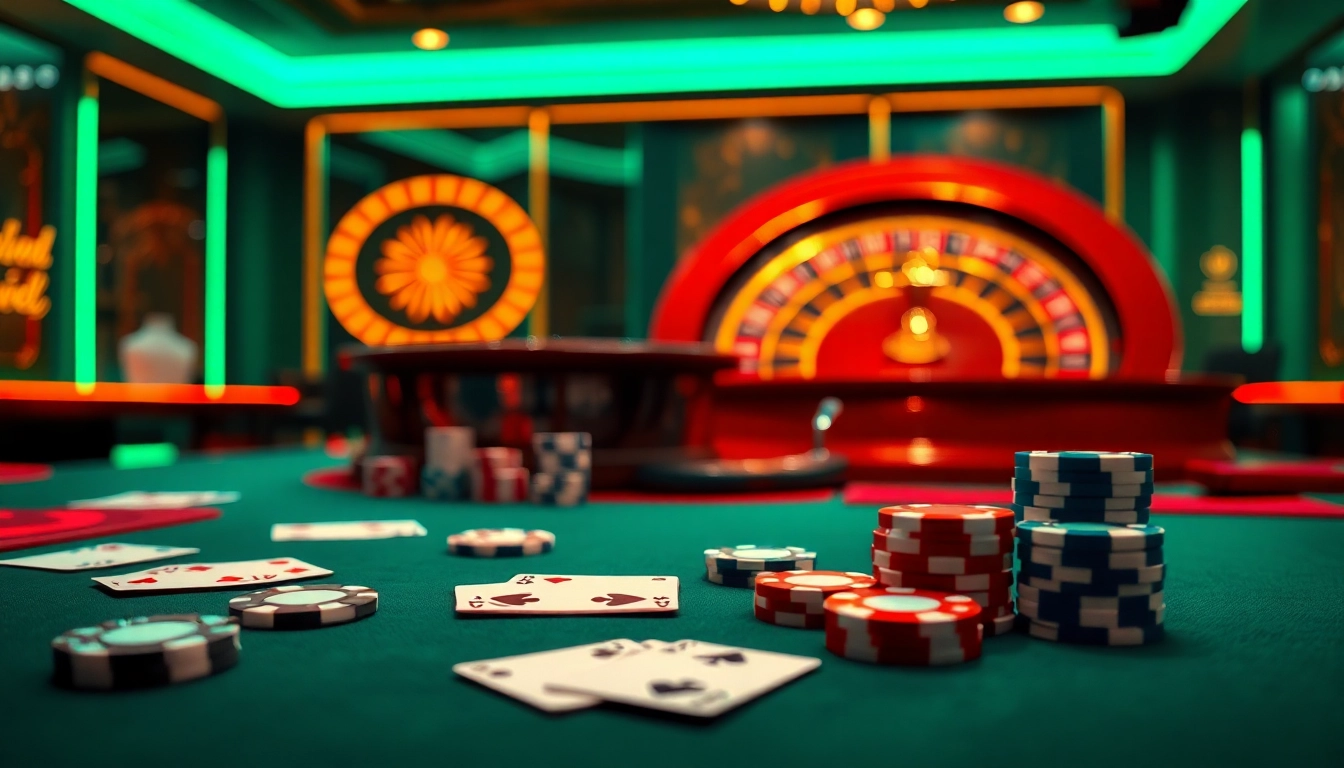 Engage with the excitement of 88i đăng nhập as you play with vibrant casino elements including poker chips and cards.