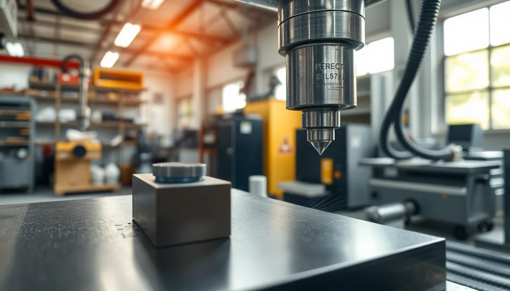 Präzise frästeile, die von einer CNC-Fräsmaschine bearbeitet werden.