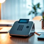 Phonelocker showcasing modern design in a professional office environment.