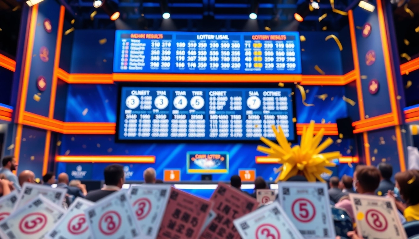 Lottery results displayed live at https://songthulo.site/, showcasing excitement and anticipation.