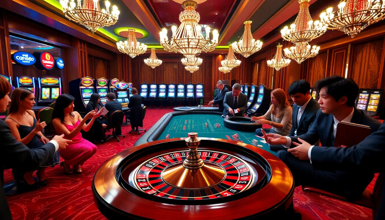 Experience the thrill of CM88 with vibrant casino gaming, including roulette and poker.