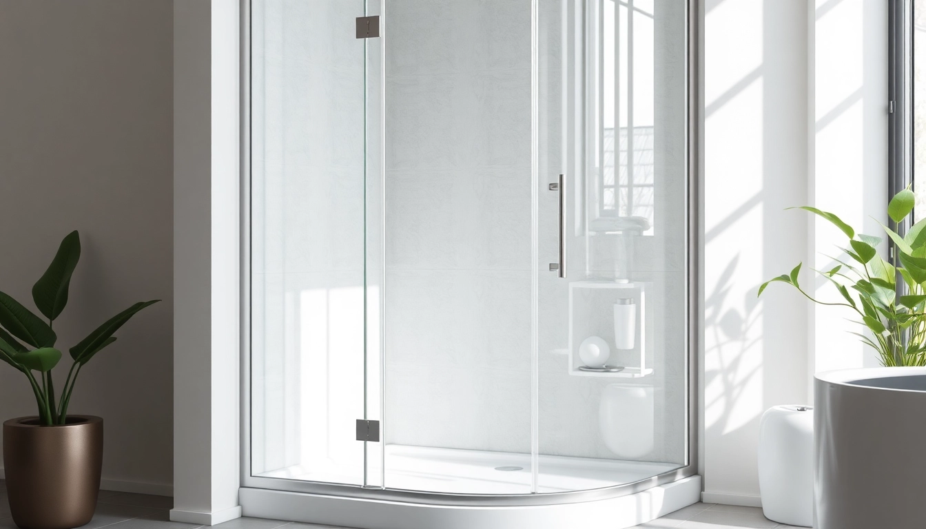 Erleben Sie die perfekte duschkabine 90x90 komplett in einem eleganten Badezimmer.