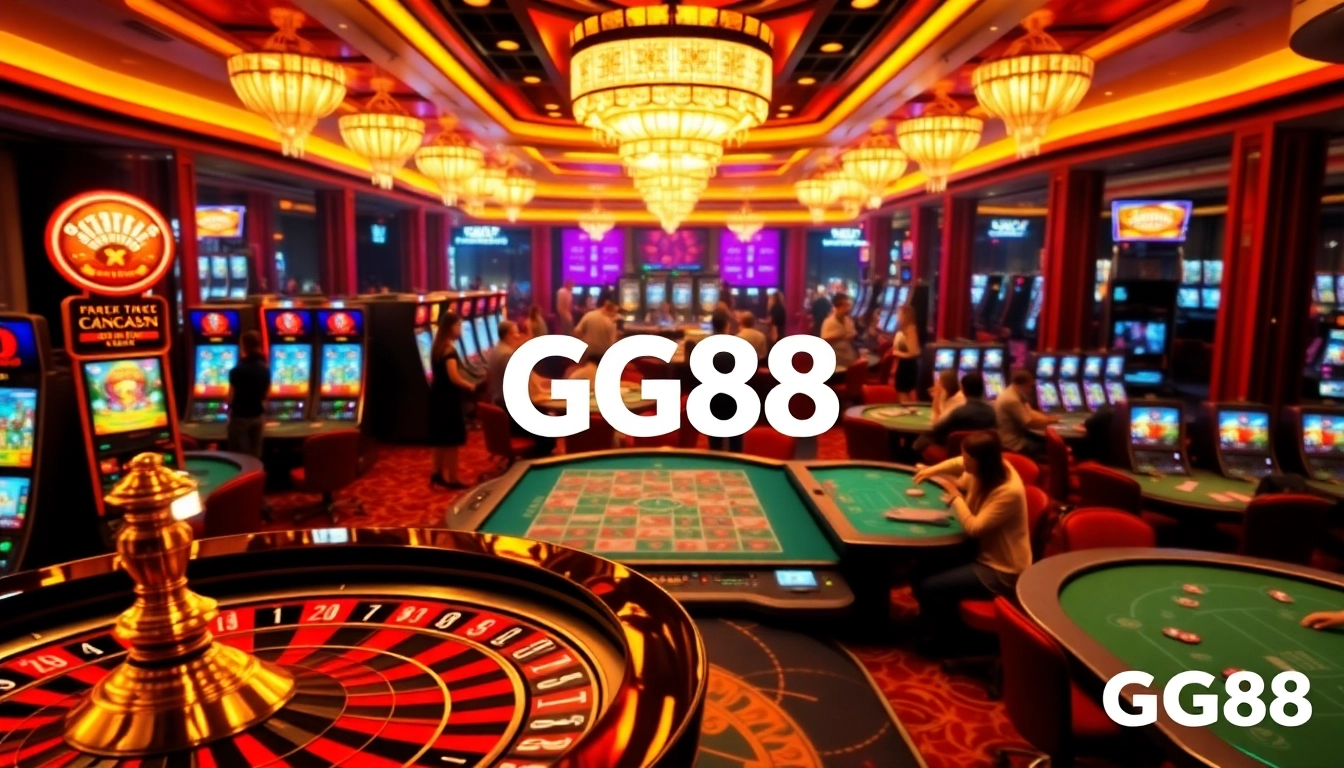Experience the thrill of online gambling at https://gg88.ltd/ with vibrant tables, illuminated slots, and engaging gameplay.