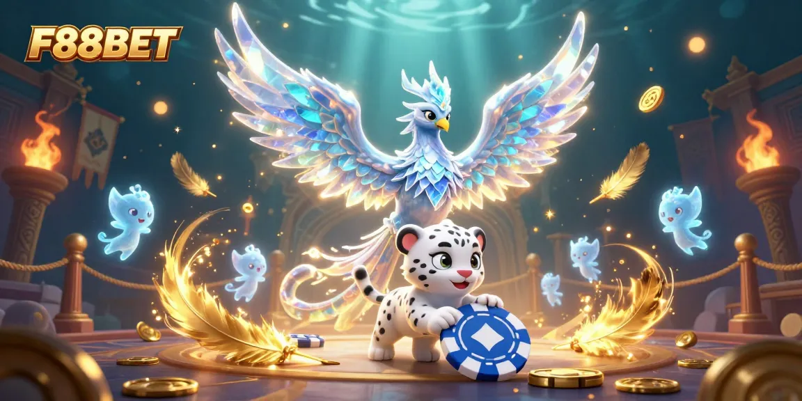 Join the thrilling world of F88BET with mesmerizing characters and engaging casino elements.