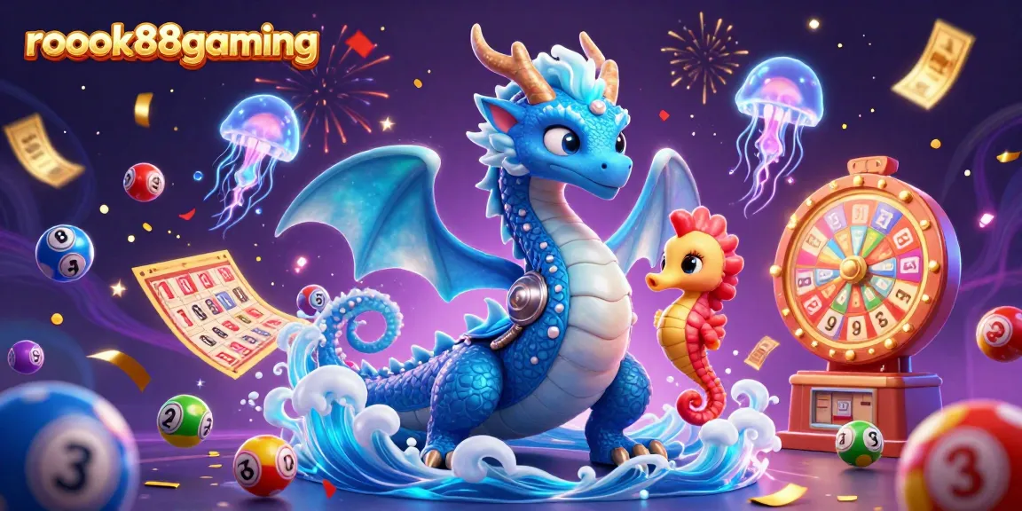 Experience vibrant gaming action with rokok88gaming through colorful lottery elements and dynamic characters.