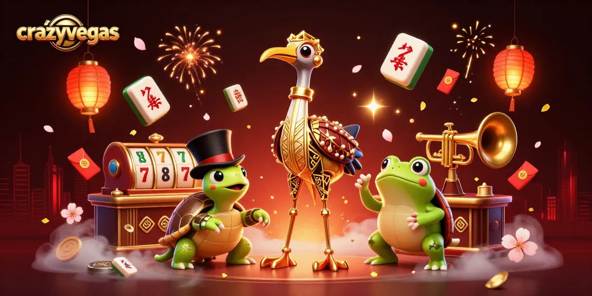 Experience the excitement of crazyvegas with vibrant characters and dynamic casino elements.