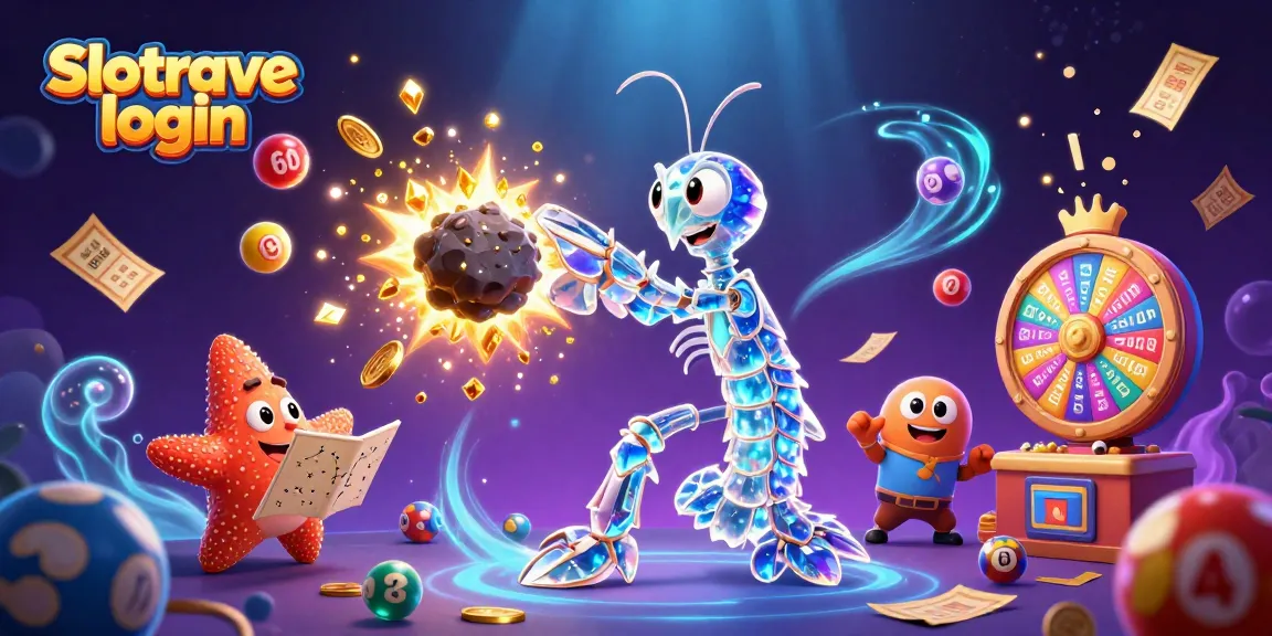 Engage in Slotrave login with vibrant games of chance, featuring thrilling golden gems and vivid lottery elements.